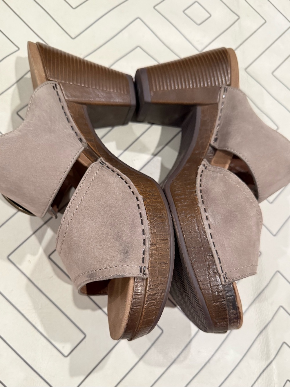 Dansko Brown Platform Sandals - Picture 8 of 14